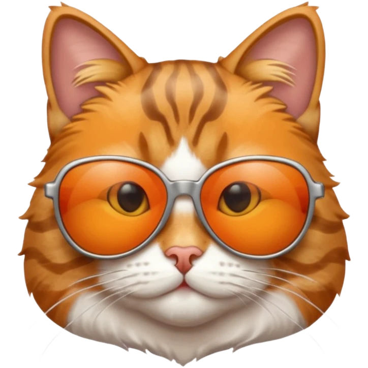 Cat wearing sunglasses emoji