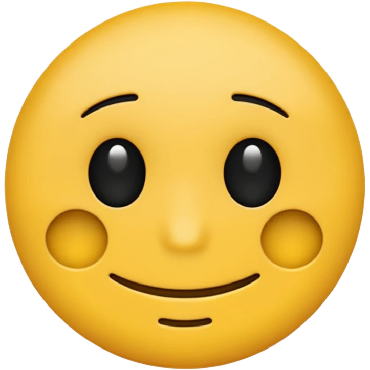 minimal flat yellow emoji face #FFCC4D, circular, no nose or eyebrows, eyes are straight horizontal dashes, mouth is a bold black X for repressed expression, clean, standard emoji look, no gradients or shadows, transparent background emoji