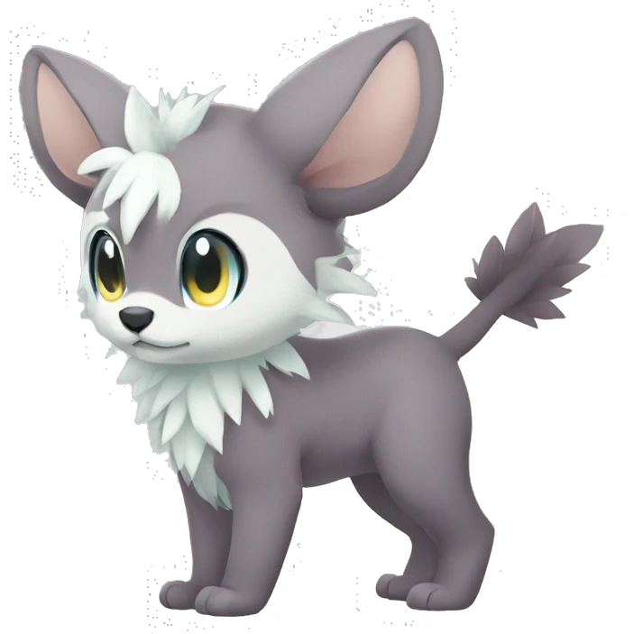 Cute cool animal hybrid Fakemon full body emoji