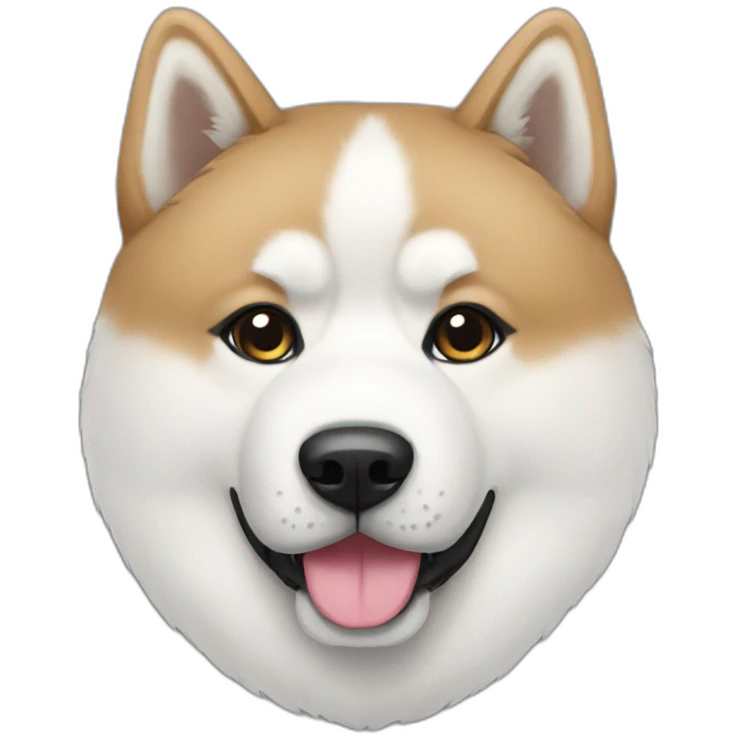 white akita emoji