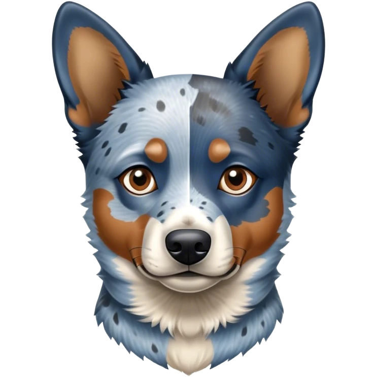 Blue heeler dog emoji
