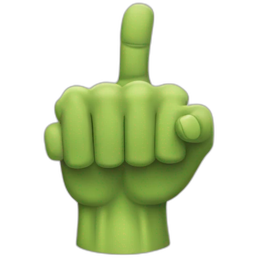 Frankenstein hand giving thumbs up emoji