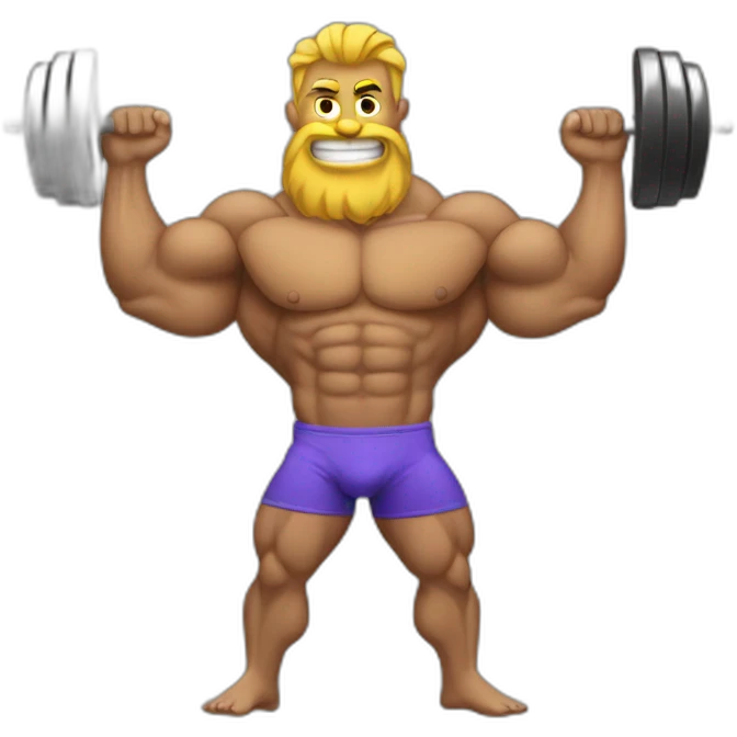 Bodybuilder emoji