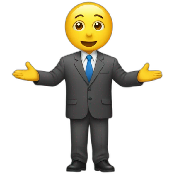 giving a presentation emoji