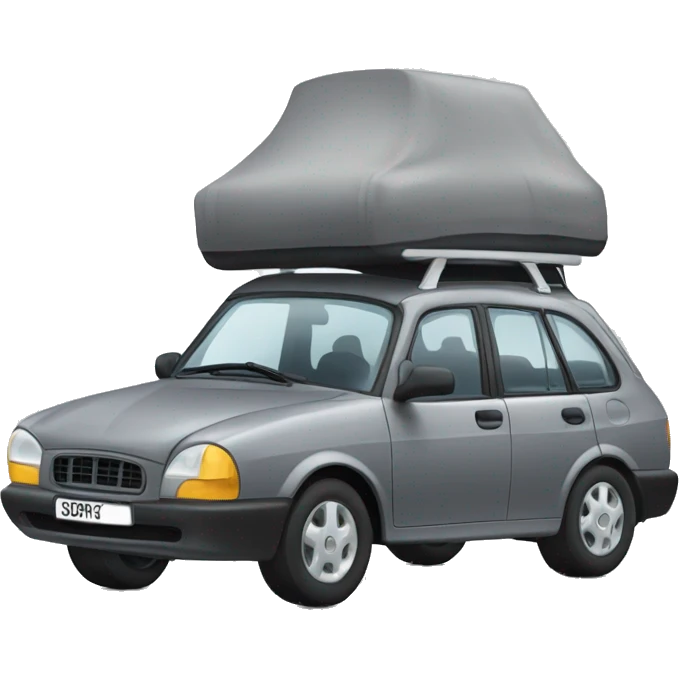 Grey scottich car emoji