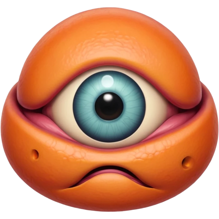 Eyeball boob monster emoji