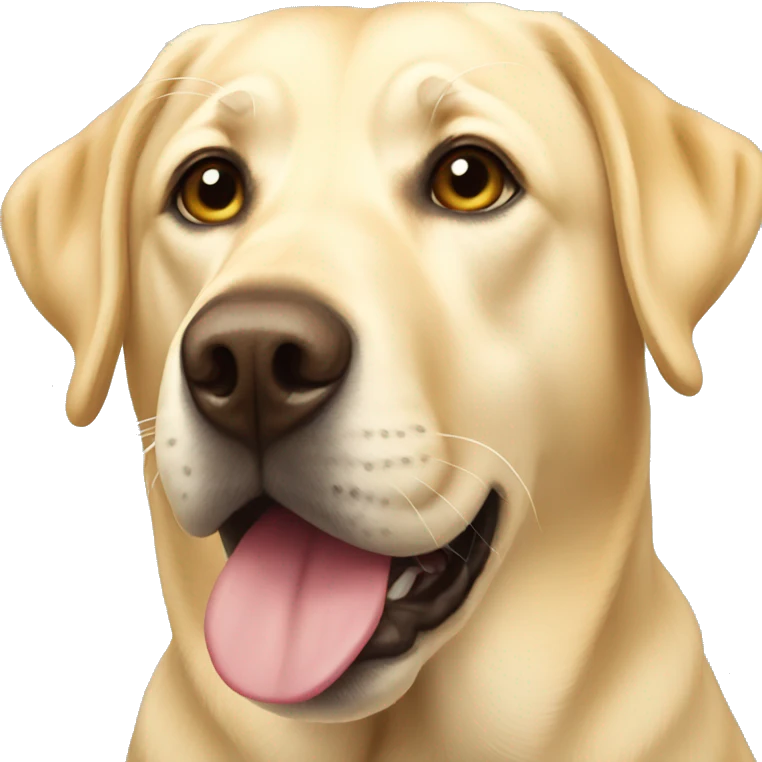 Yellow lab emoji