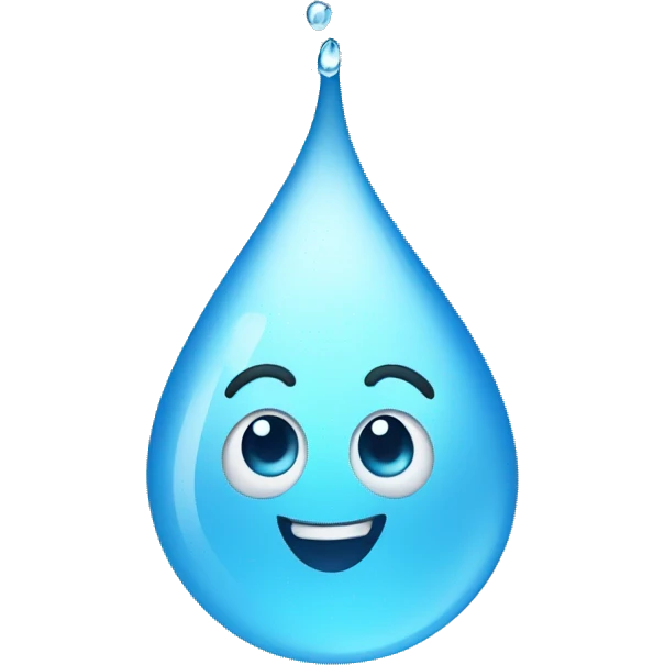 Water drop emoji