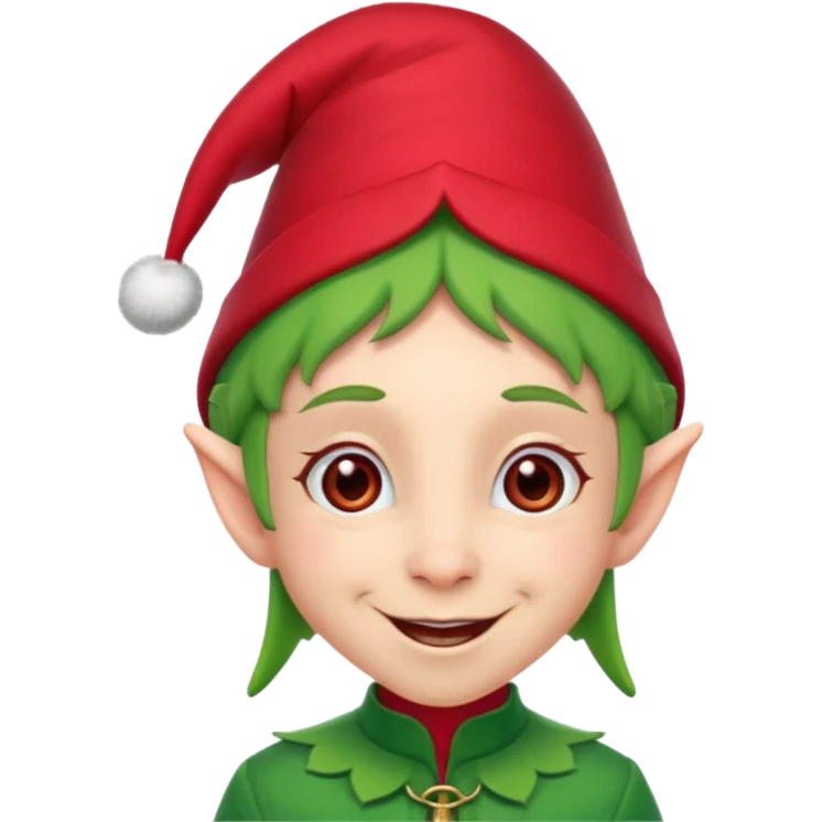 Christmas elf emoji