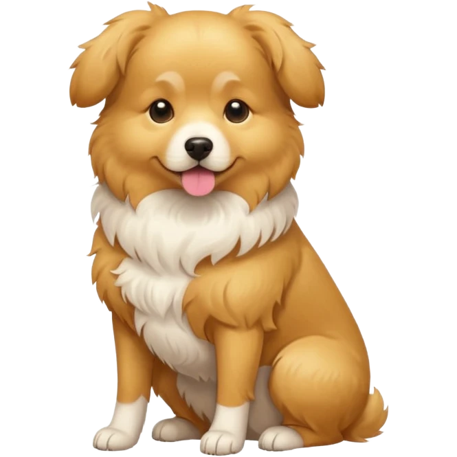Pregnant dog emoji