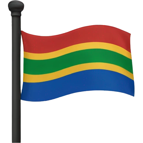 African American heritage flag  emoji