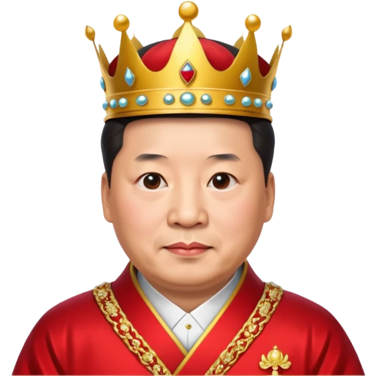 Xi Jinping depicted as an emperor emoji