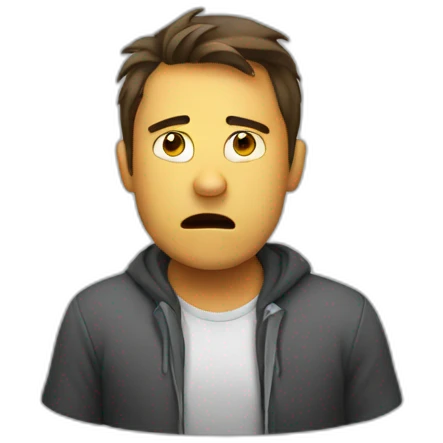 stressed emoji