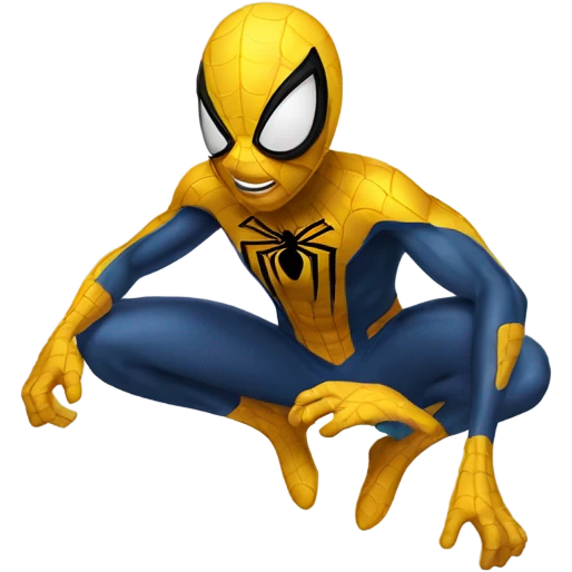 Yellow Spider Man  emoji
