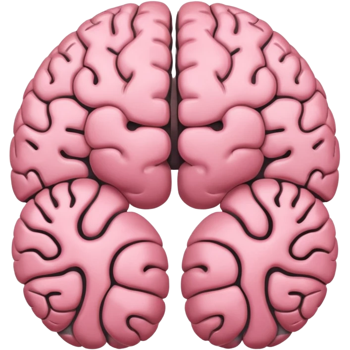 left and right hemispheres of brain emoji