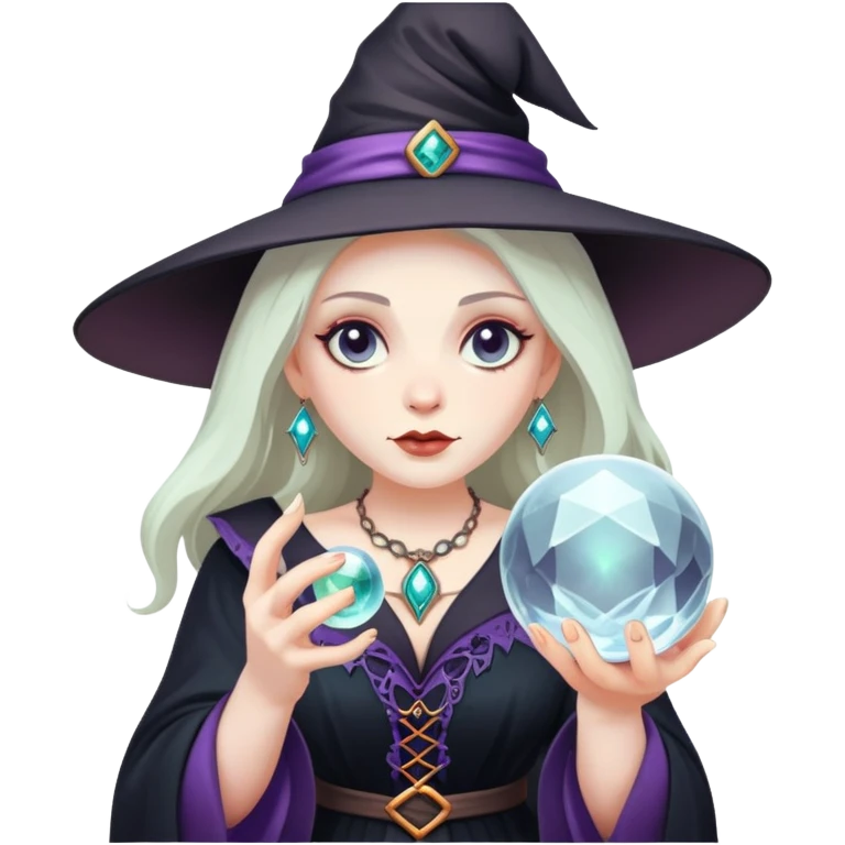 witch with a crystal ball emoji