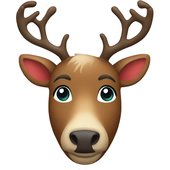 christmas reindeer  emoji