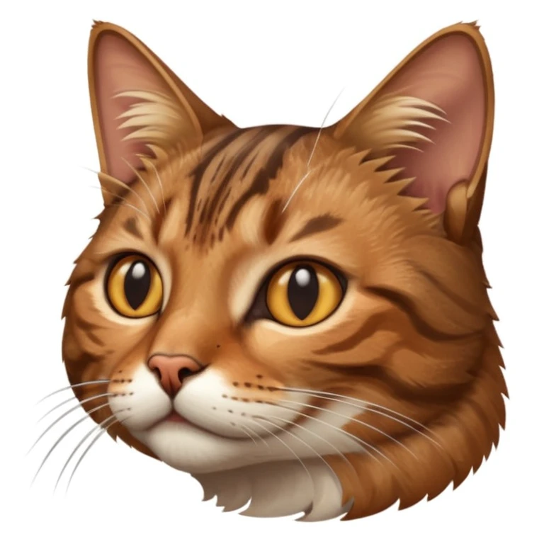 realistic cat from a side angle emoji