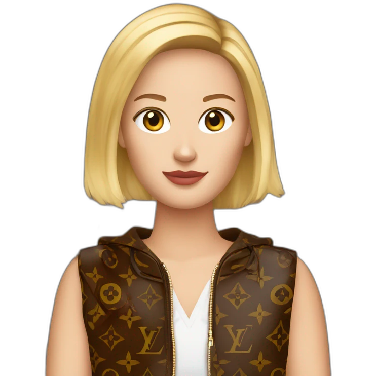 Louis Vuitton fan emoji