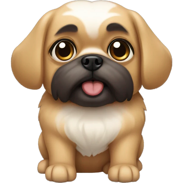 Perro pekines emoji