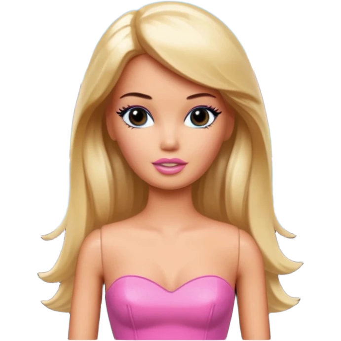 Matisse barbie slop style black SPAM art landscape emoji