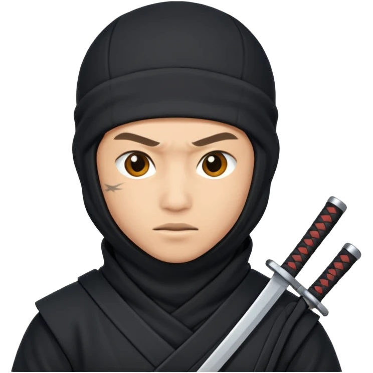 🥷🏻 background White  emoji