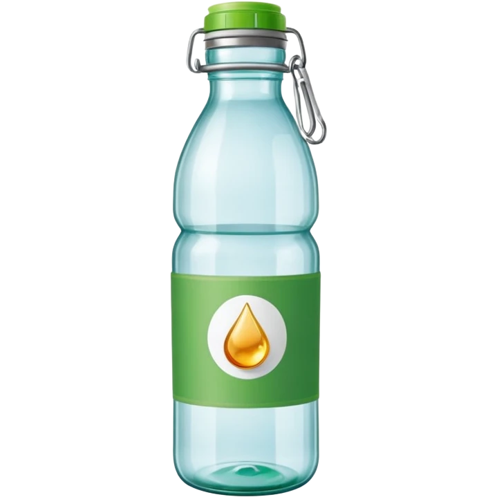 Borjomi water bottle emoji with label emoji