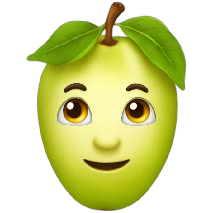 win a pear emoji