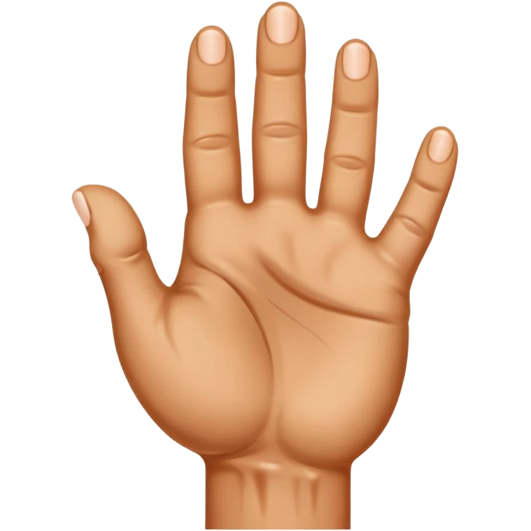 A hand wanking off a large hard ppenis emoji