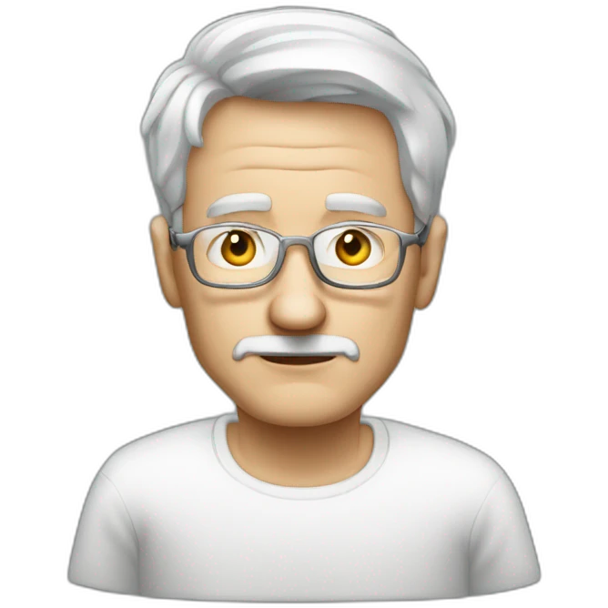 Hacker man snowden old emoji