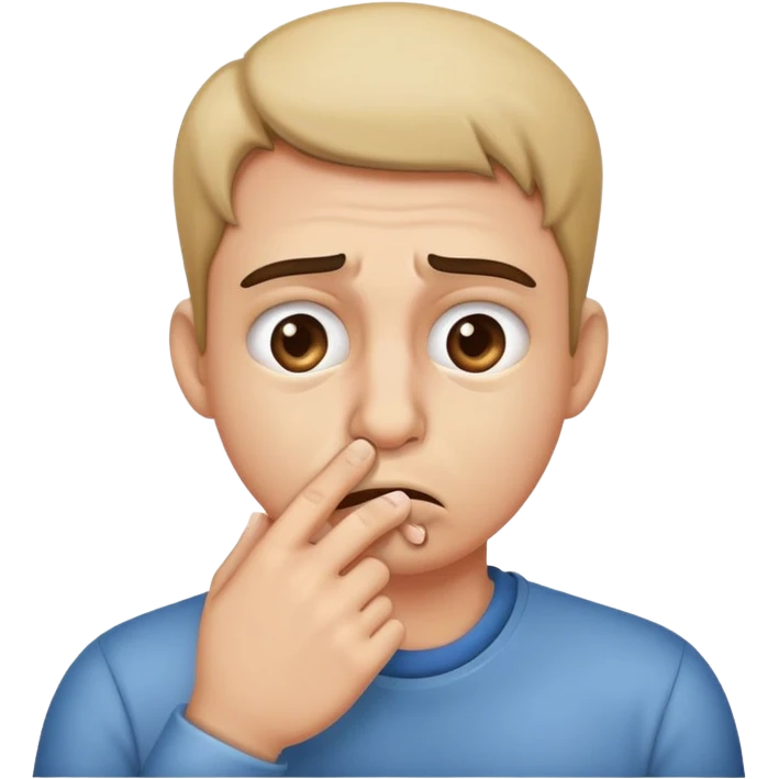 emoji pinching nose disgusted emoji