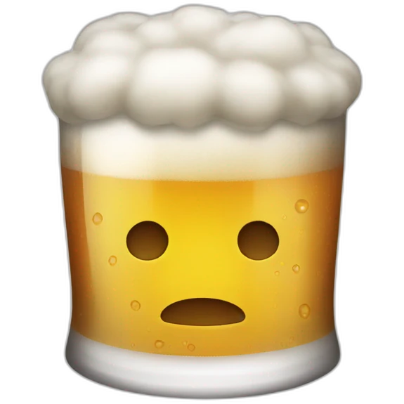 One piece beer emoji