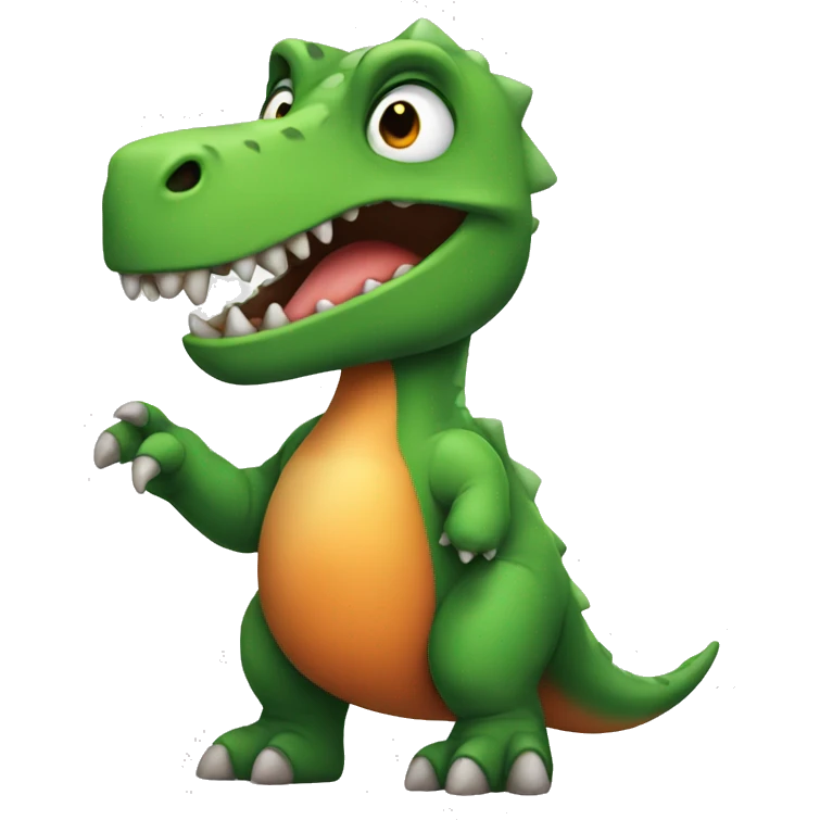 dinosaur halloween emoji