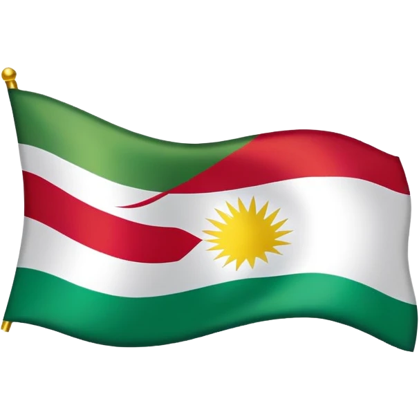 Kurdistan flag ￼ emoji