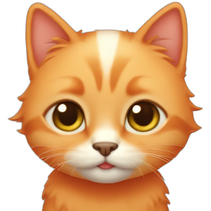 cute orangecat emoji
