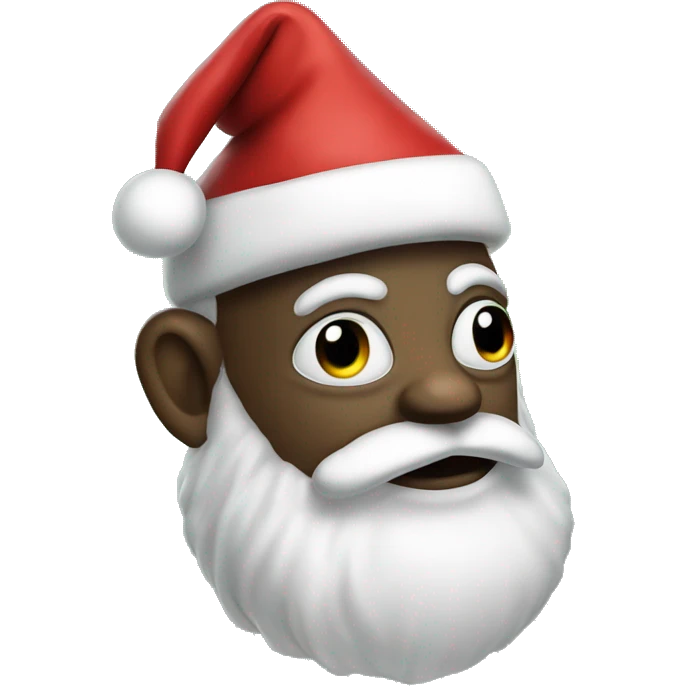 Alien Santa claus emoji