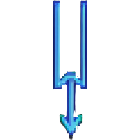 Pixel art downward pointing arrow emoji