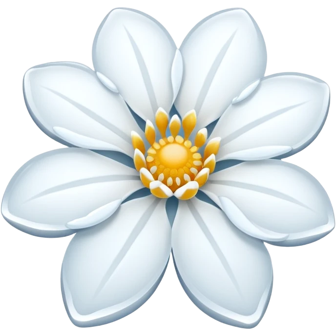 snowy flower emoji