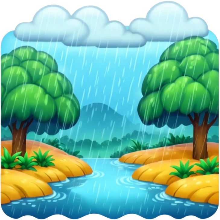 humid weather landskape imag humid more humid add draps falling emoji