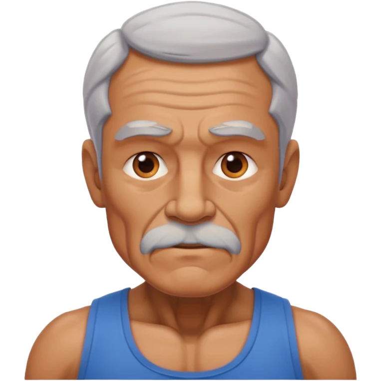Old man muscle  emoji