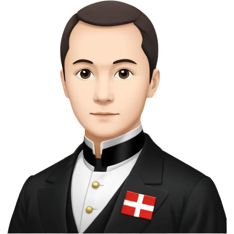 Собака русский кокер спаниель черно-белого цвета emoji