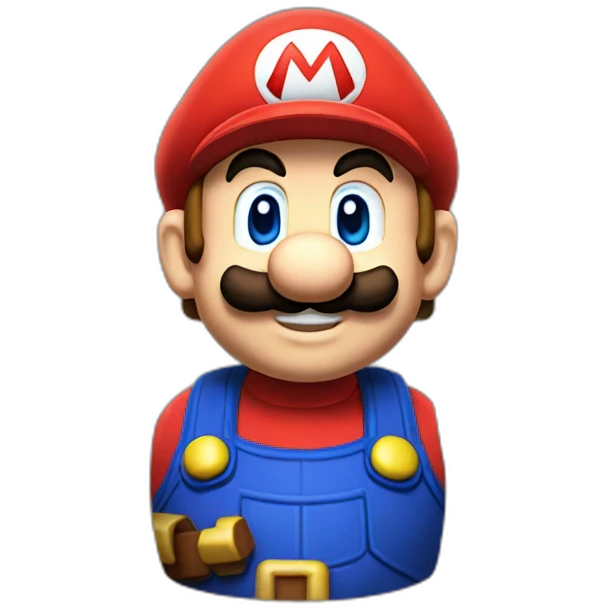Mario from super Mario bros emoji