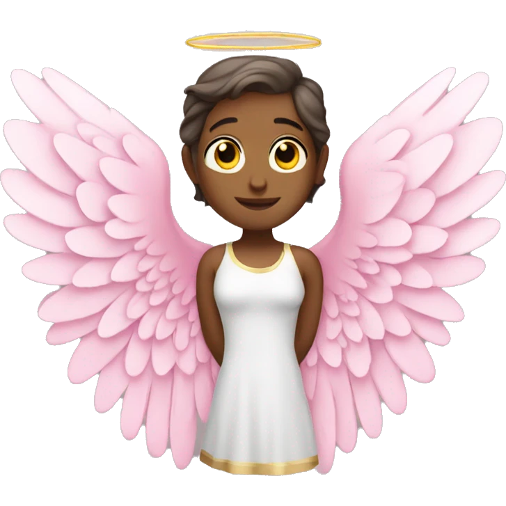 pink angel wings emoji