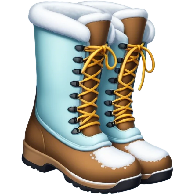 Boots snow emoji