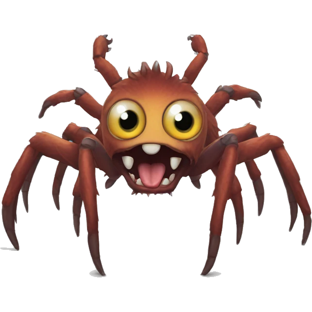 half dog half spider creature monster emoji