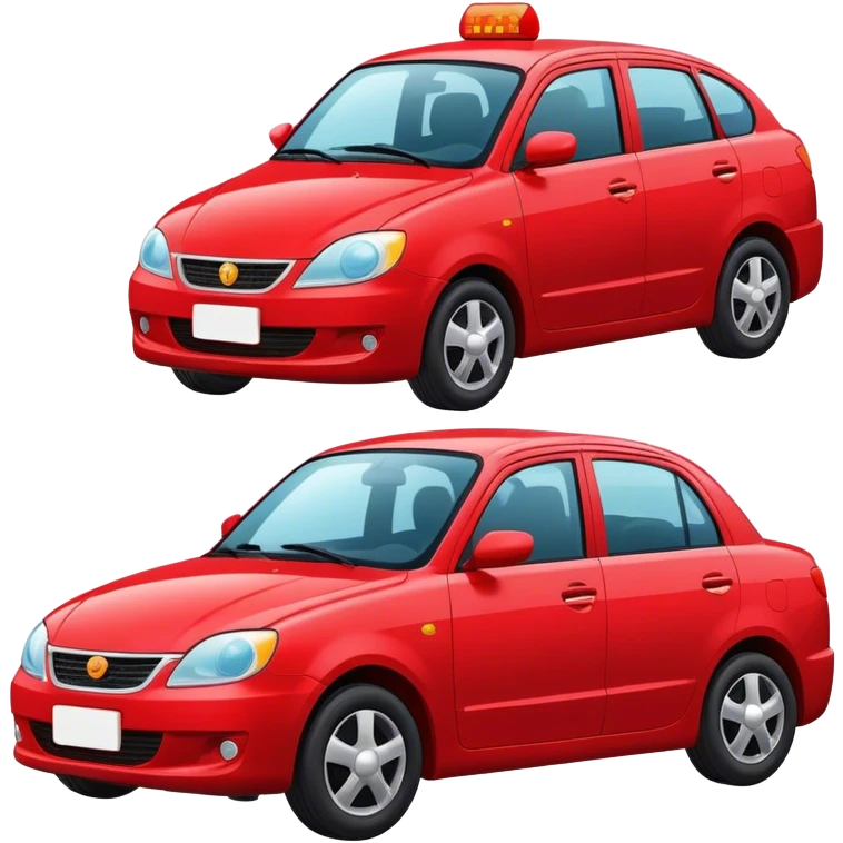 chinese car with smile emoji