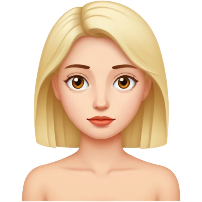 Woman without  anything  emoji