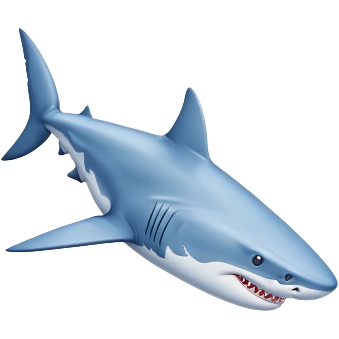 Shark wearing blue Nike shoes emoji