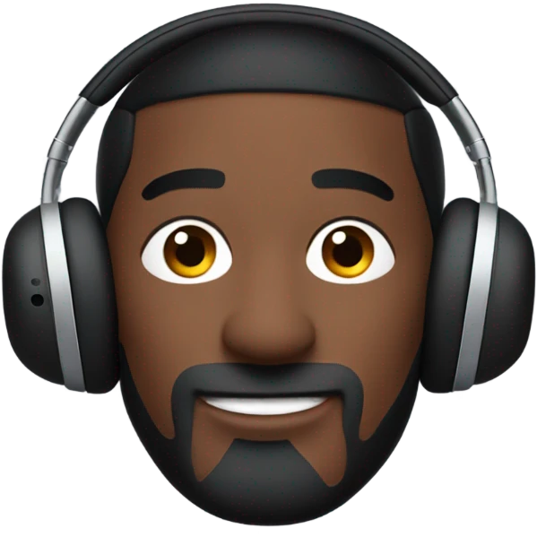 AirPods max black  emoji