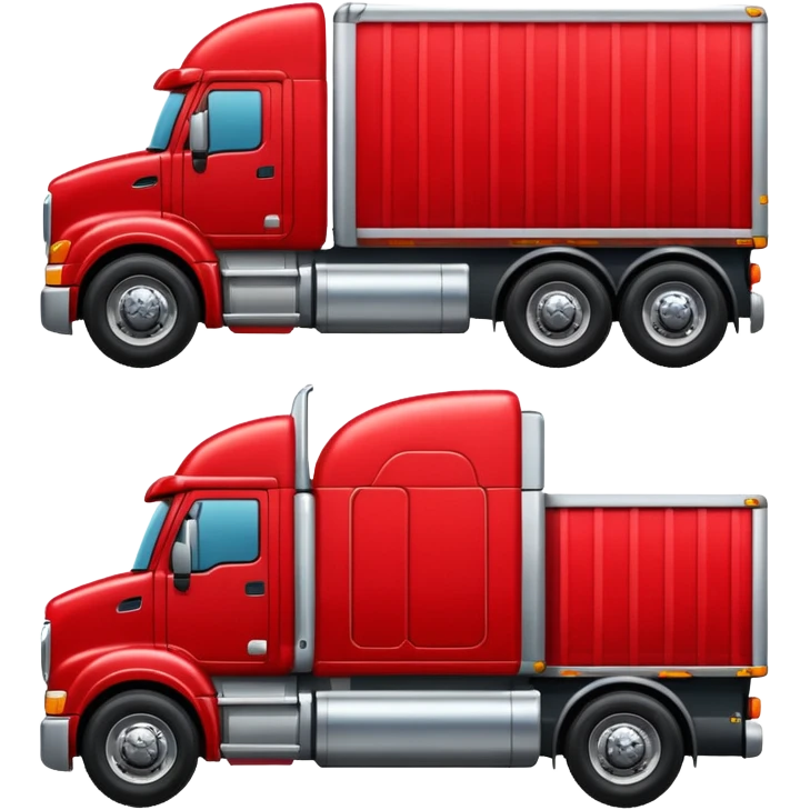semi truck emoji